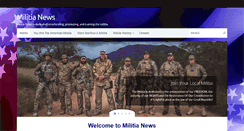 Desktop Screenshot of militianews.com