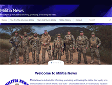 Tablet Screenshot of militianews.com